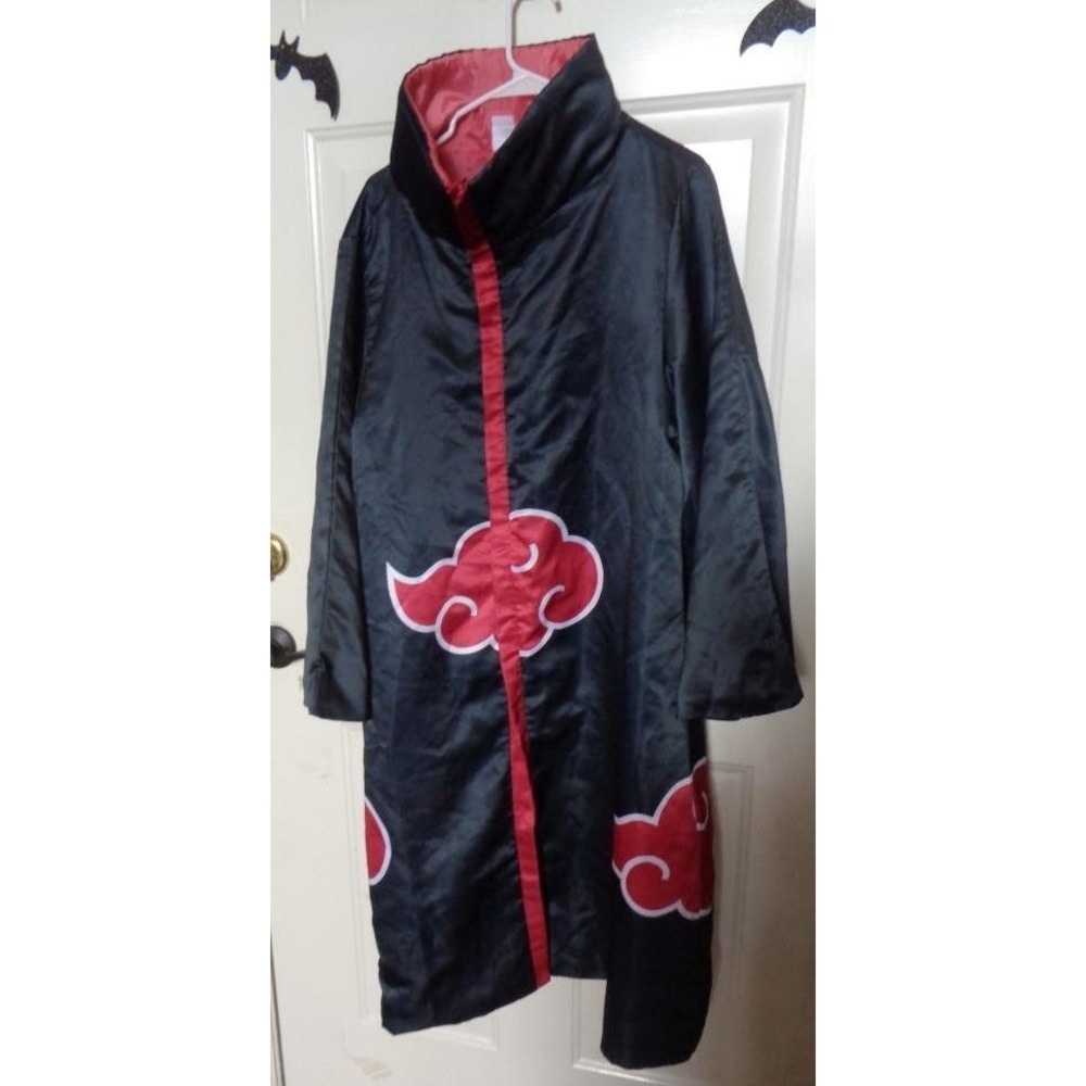 Naruto Shippuden Akatsuki Robe Cloak Size Small/Medium Cosplay Costume Jacket